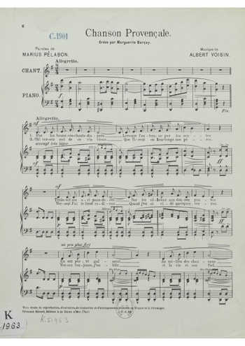 Chanson provençale